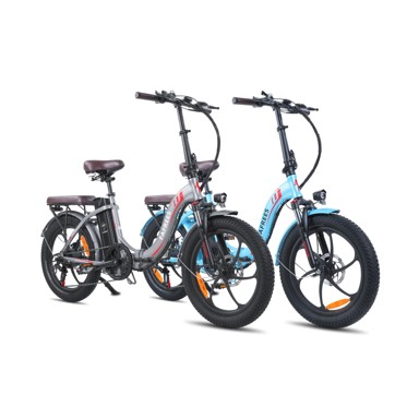 FAFREES F20 Pro električni bicikl 20" 250W, sivo-zeleni